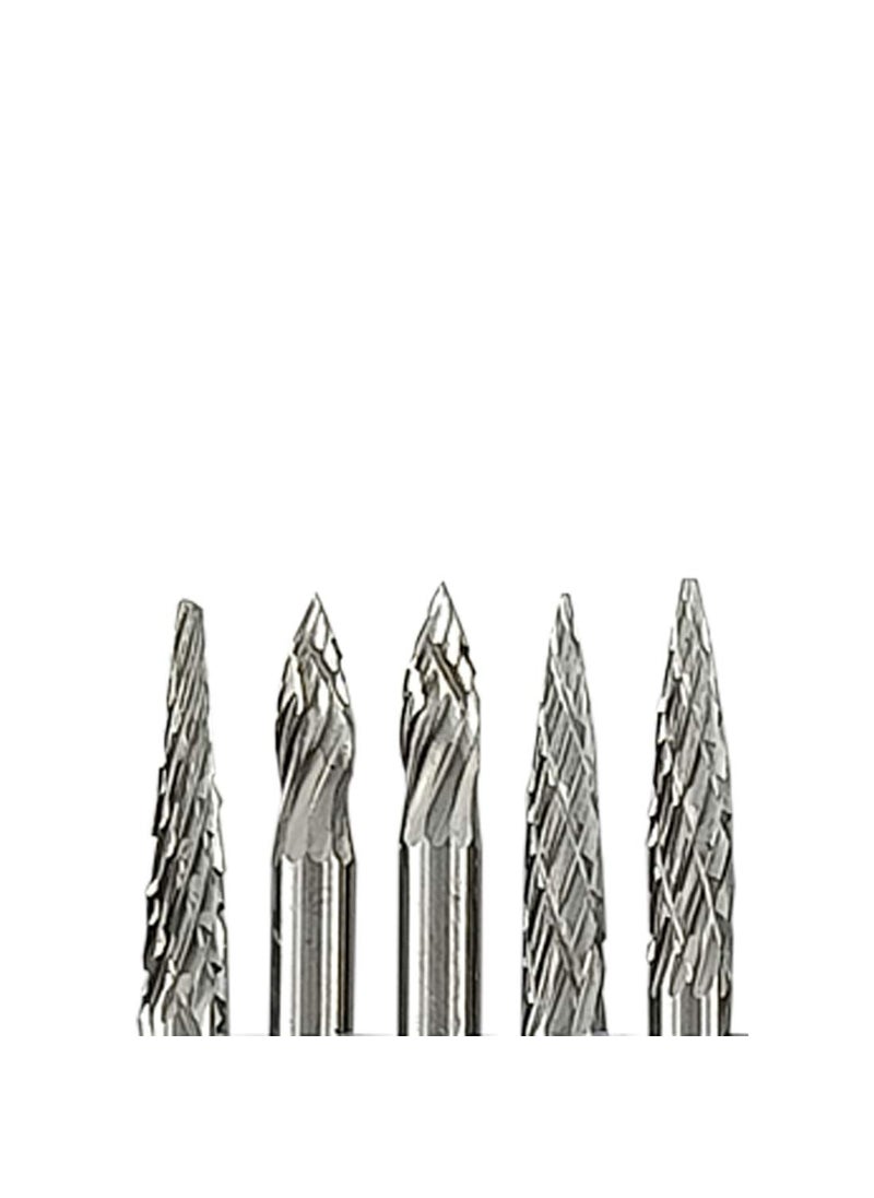 DIY Crafts DIY Crafts Pack of 4 Pcs Multi 20Pcs Tungsten Carbide Rotary Burrs Set for Dremel Accessories Milling Cutter Drill Bit Engraving Bits Ho Pack of 4 Pcs Multi  - Image 4