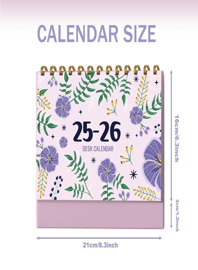 Bomichi Aesthetic Desk Calendar 2025-2026, Beautiful Small 25-26 Flip Desktop Calendar for Planning and Organizing In Your Home, School or Office, Runs from October 2025 until December 2026 - Image 4
