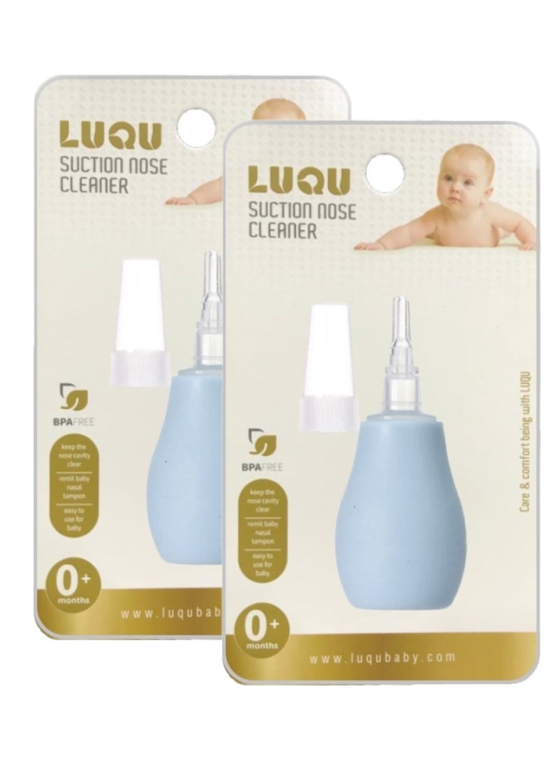 لوكو أداة شفط لتنظيف الأنف-أزرق-2 قطعة - Image 1