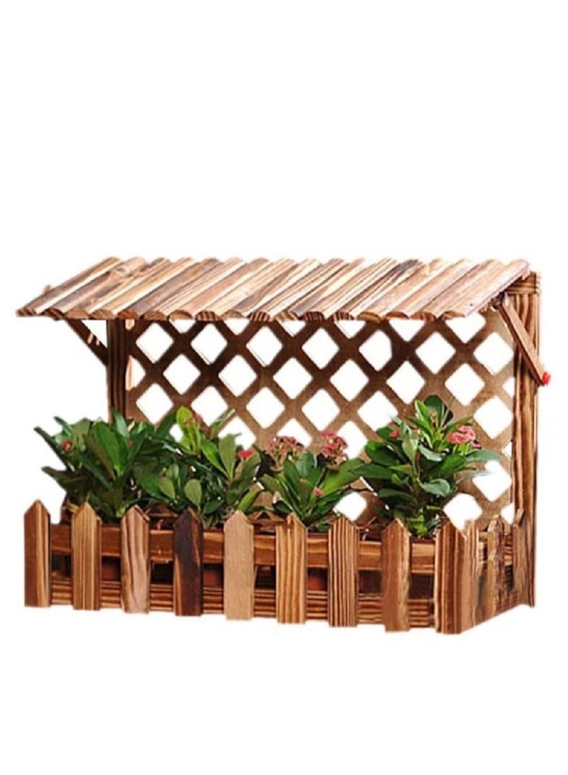 DubaiGallery Wall Hanging Flower Basket Décor, Brown - Image 2