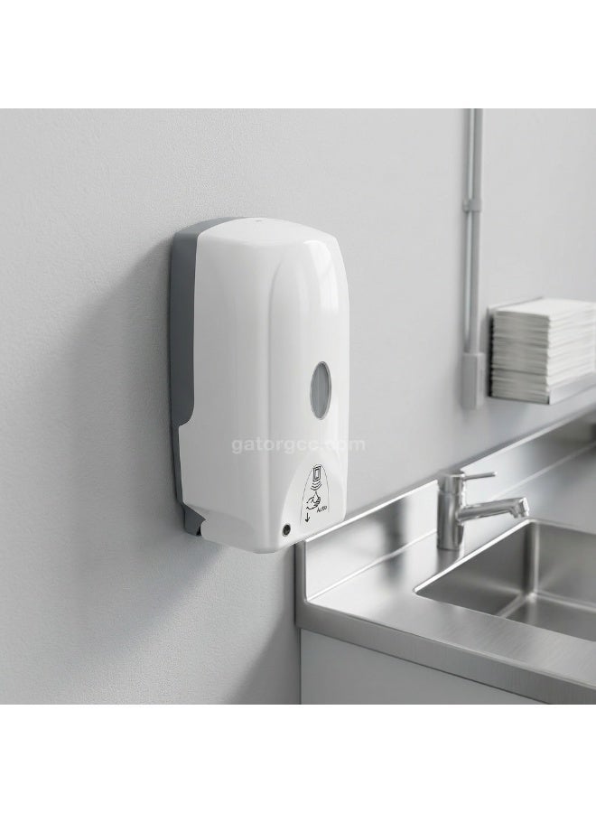 DOUBLE CLASS Automatic Soap & Sanitizer Dispenser | Touchless Wall Mounted Hygiene Dispenser | Refillable Liquid Soap & Sanitizer Holder | Sensor Operated | White - Image 4