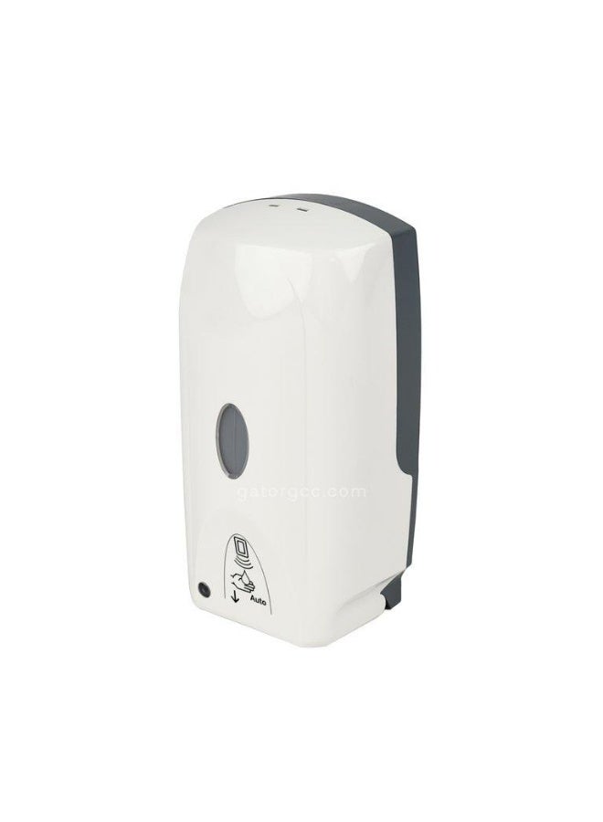 DOUBLE CLASS Automatic Soap & Sanitizer Dispenser | Touchless Wall Mounted Hygiene Dispenser | Refillable Liquid Soap & Sanitizer Holder | Sensor Operated | White - Image 1