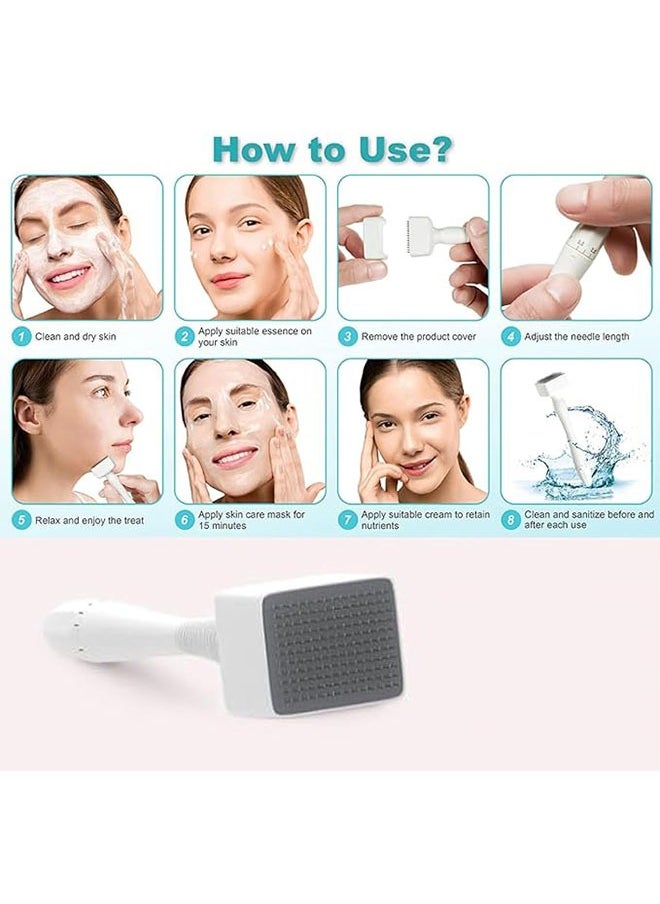 Generic Adjustable Premium Microneedles Stamp Pen, Hair and Beard Care Tool for Optimal Home Use by Men and Women  - Image 5