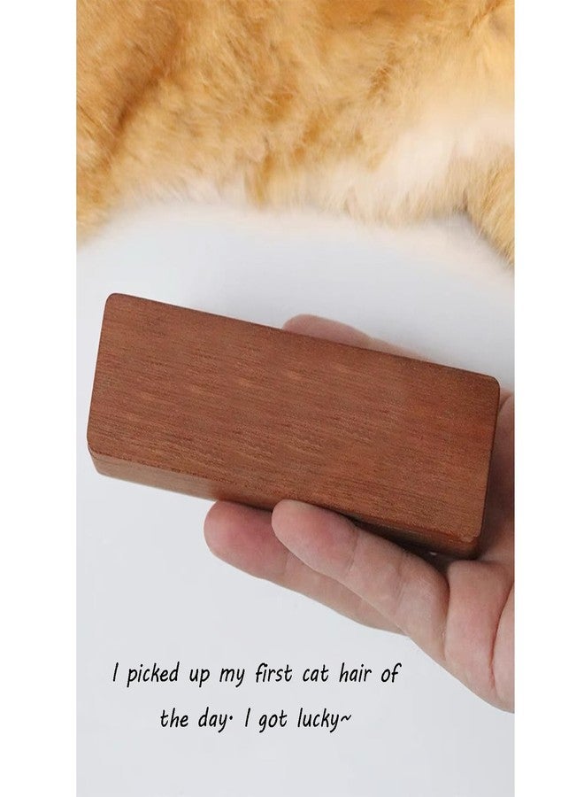 Pet Cat whiskers Beard Hair Collection Commemorative Storage magnet Walnut Solid Wood Box - Image 2