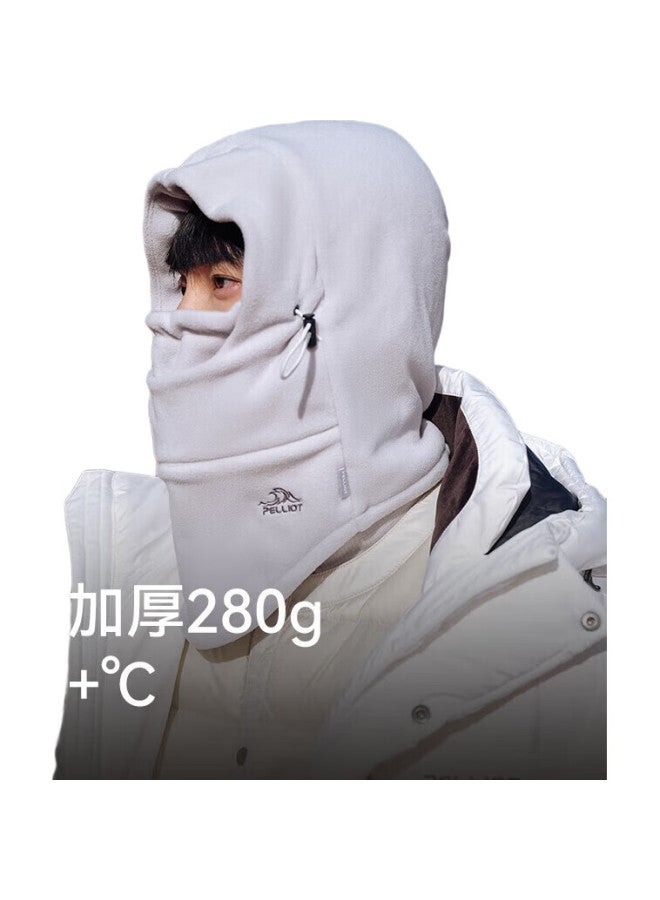 PELLIOT Outdoor Hat, Autumn And Winter Thickened Fleece, Multifunctional Warm Windproof Cycling Face Mask For Men And Women, 16043424, Purple For Women - Image 3
