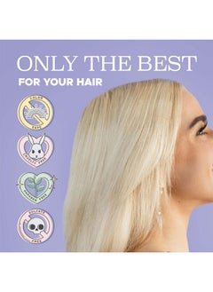 L LUSETA Luseta Purple Shampoo and Conditioner Set for Blonde, Gray - Color Treated Hair - Sulfate Free Paraben Free - Infused with Cocos Nucifera Oil for Curly and Damaged Hair - 2x16.9oz  - Image 5