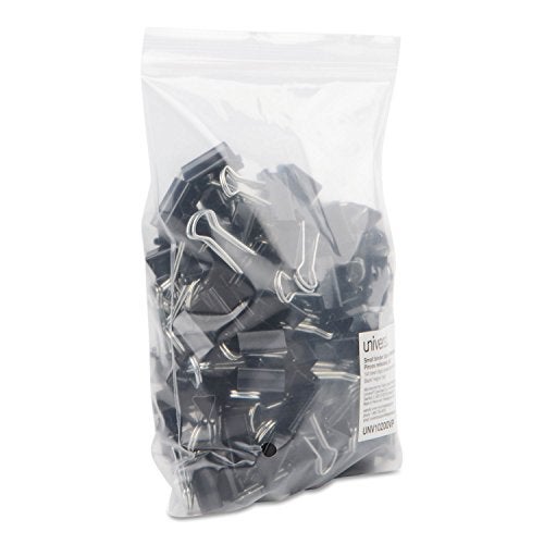 Universal Small Binder Clips Black/Silver, 144 Each (10200VP) - Image 5