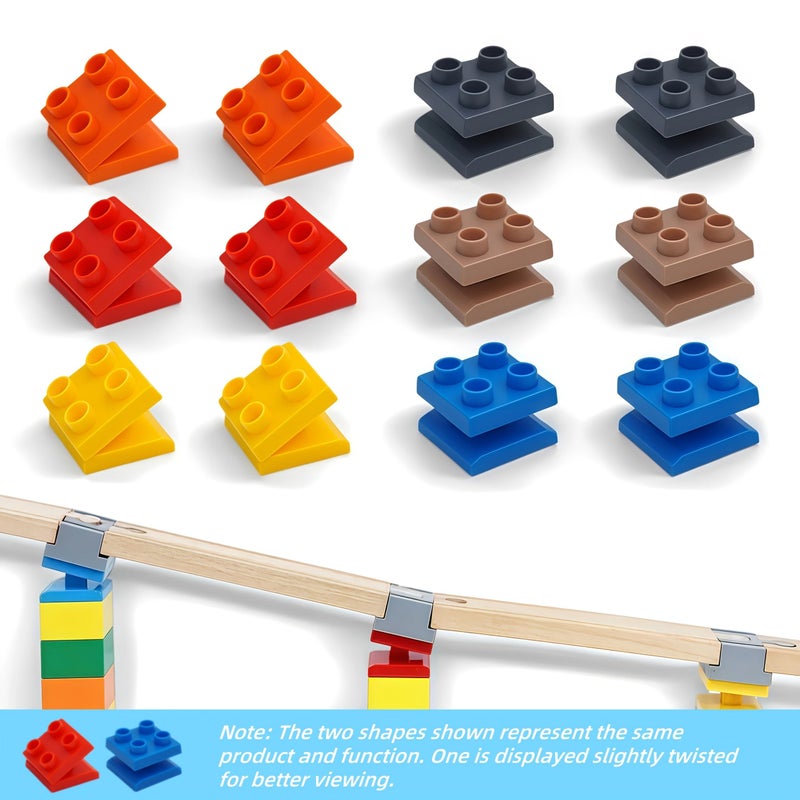 3pcs Deformable Track Connector Train Rail Adapter Set Folding Adjustable Length Made Of ABS - Image 5