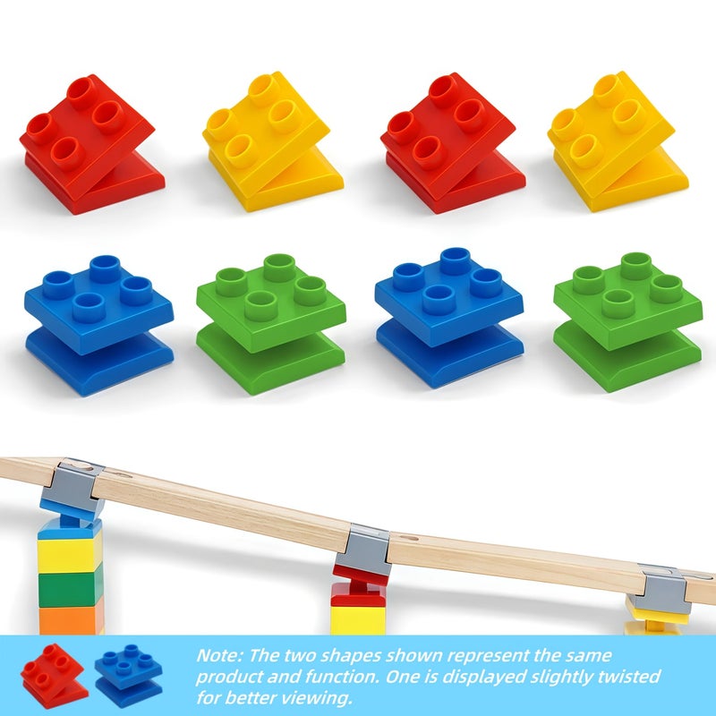 3pcs Deformable Track Connector Train Rail Adapter Set Folding Adjustable Length Made Of ABS - Image 3