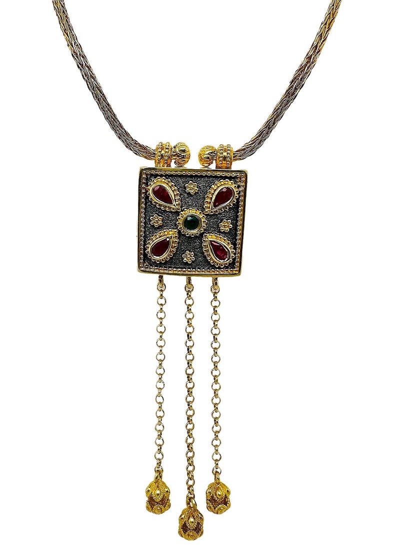 بي تي سي إيلا - قلاده فضة مطليه بالذهب (SIL0543) - Image 2