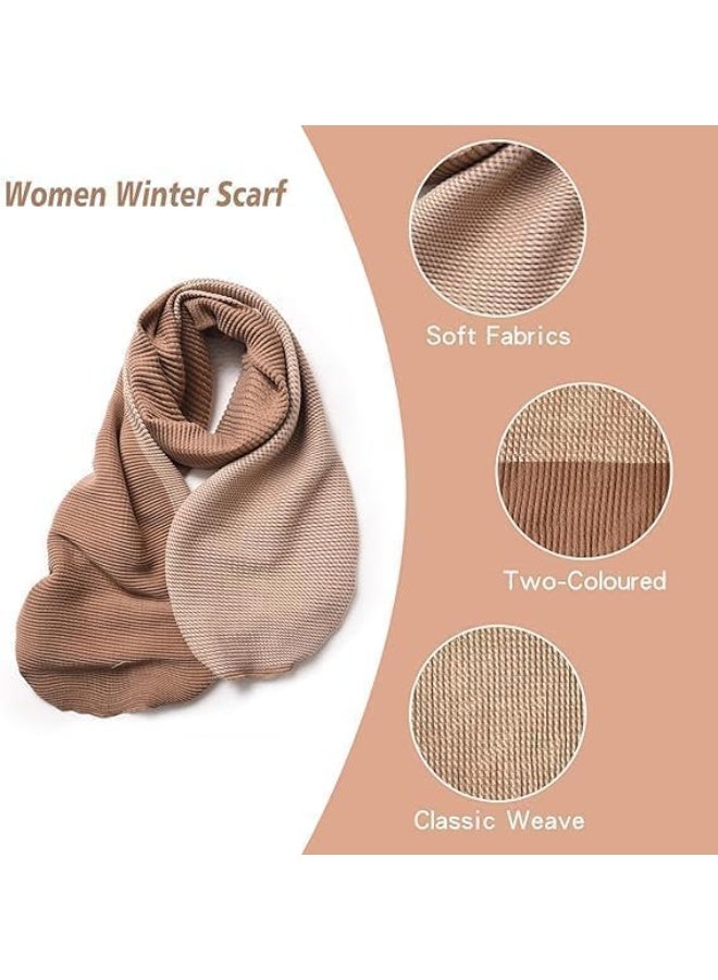 CLENEA Winter Scarf for Women Soft Cashmere Feeling Shawls Fall Winter Warm Scarves Girl Long Wrap Large Blanket Scarf - Image 3