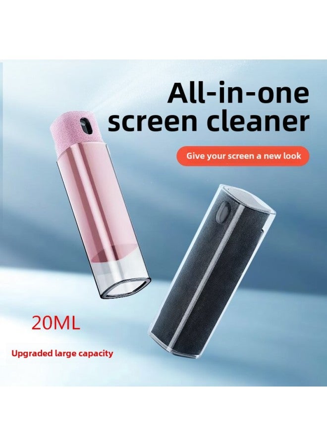 Mobile Phone Screen Cleaner Storage All In One Mobile Phone Portable Tablet Screen Cleaner Set-Color:20ml Dark Gray (without Shell)  - Image 2