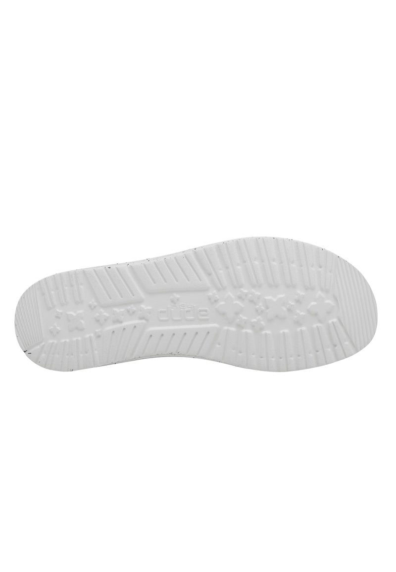 Hey Dude Women's Wendy Sox Stone White Size 8 | Women’s Shoes | Women’s Lace Up Loafers | Comfortable & Light-Weight - Image 5