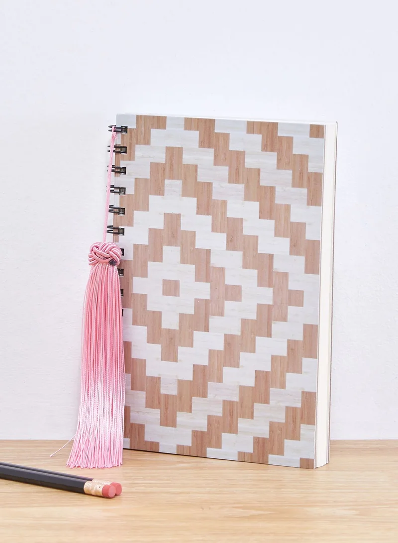 Noire Edit A5 Wicker Notebook
