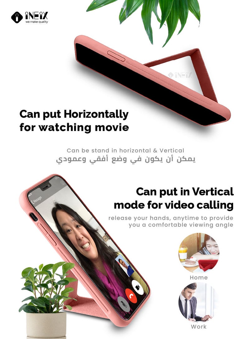 INEIX 3 In 1 Magnetic Hand Grip Holder Case For Samsung Galaxy A33 5G Pink - Image 3