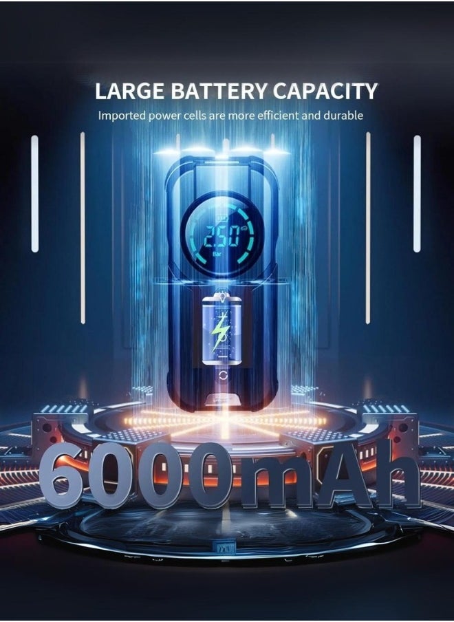 Denx Denx DX414 6000 mAh portable car starter battery with built-in air blower  - Image 4