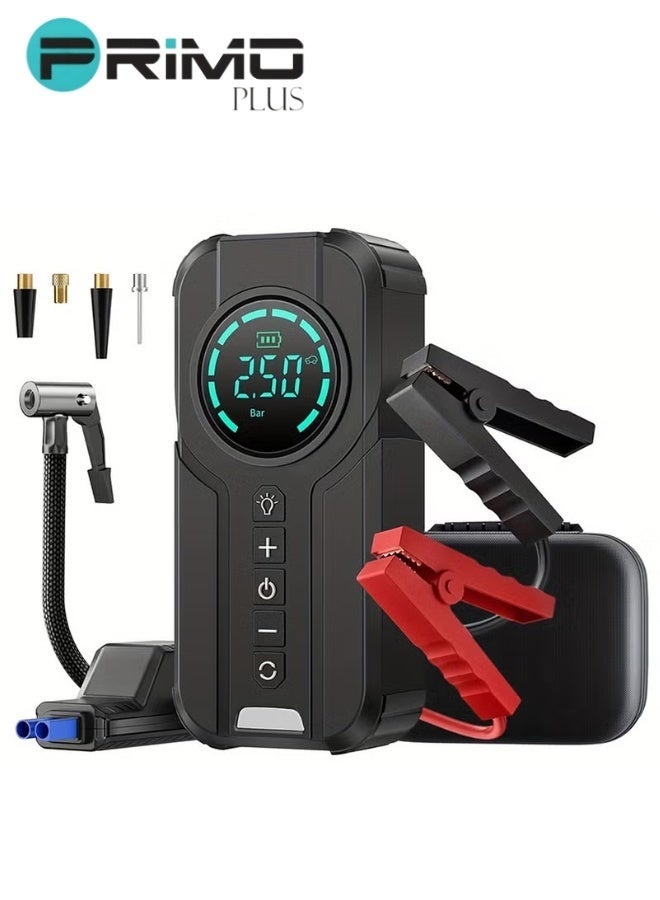 PRIMO PLUS PR605 | 6000 mAh portable car starter battery with built-in air blower - Image 1