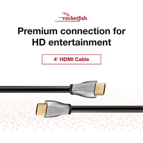 Rocketfish 4 ft HDMI 18GBps Ultra HD 4Kx2K 1080p - Image 2