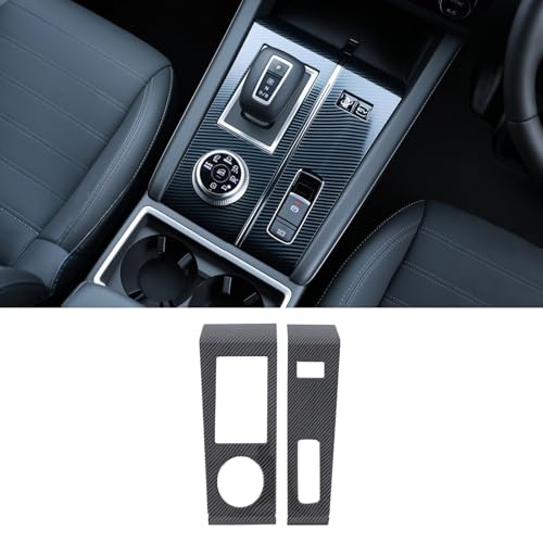 Qiosreui Gear Shift Panel Cover Trim for Mitsubishi Outlander 2022-2025 PHEV Accessories Center Console Panel Wrap Cover Sticker Central Control Gear Shifter Console Anti-Scratch Panel Protector Frame - Image 1