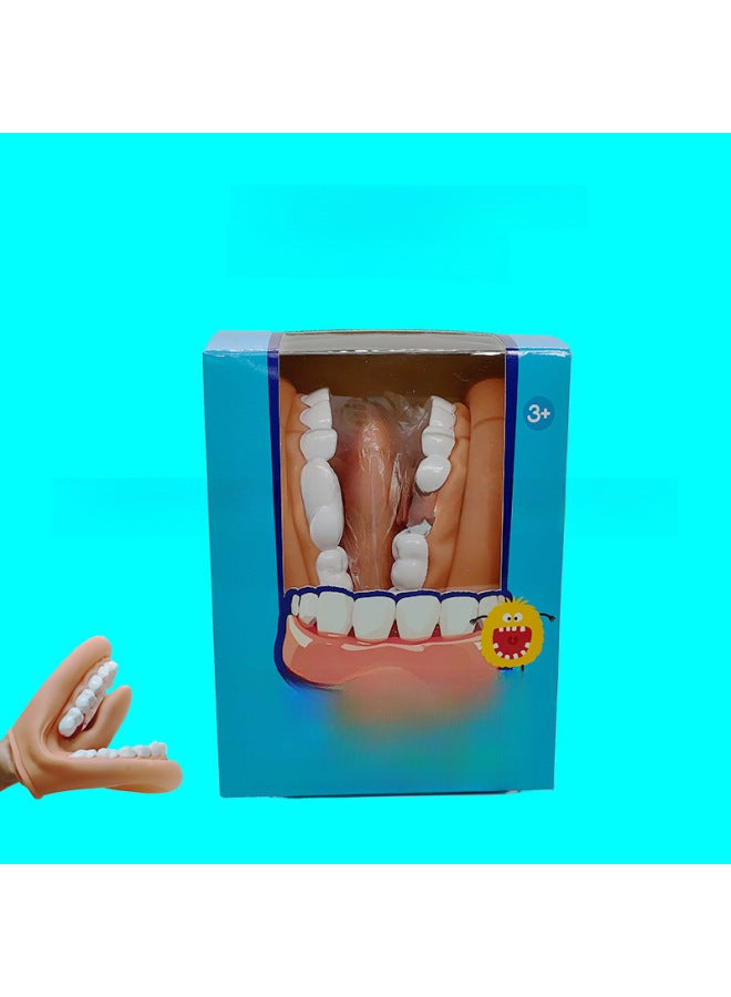 Oral Health Care Tooth Model Kindergarten Teaching Aids Children Brush Teeth Toy Dental Demonstration Structure-Color:Teeth-no Toothbrush - Image 2