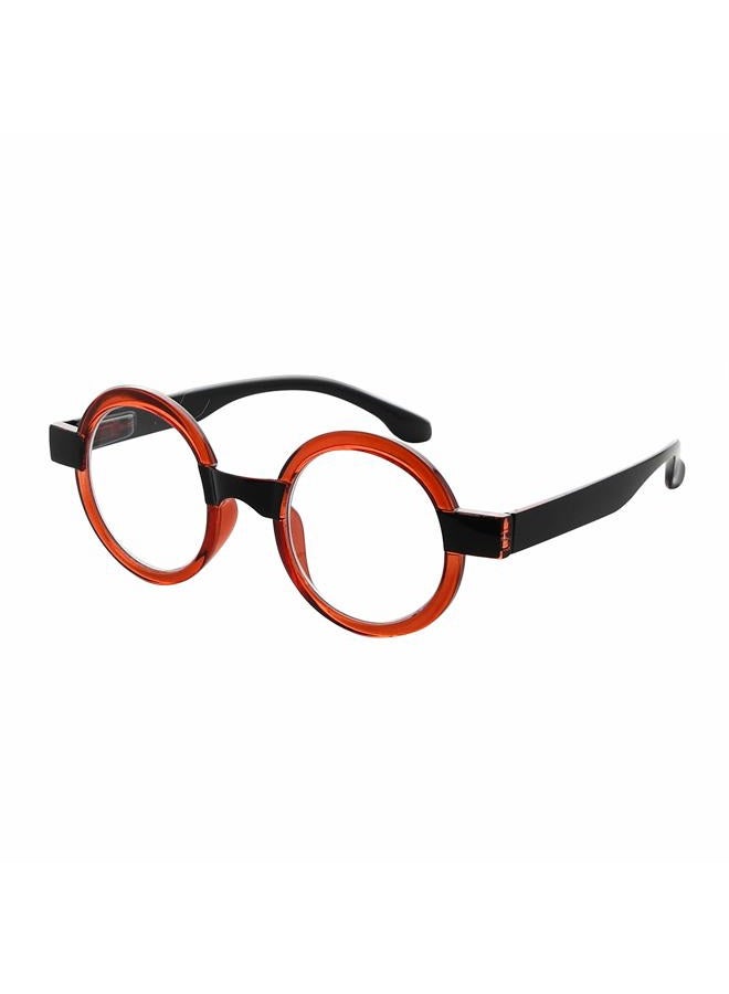 Eyekepper Round Reading Glasses for Women Retro Readers Eyeglasses, Red, +1.25 - Image 1