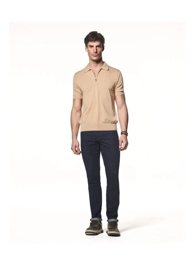 Polo Neck T-Shirt.