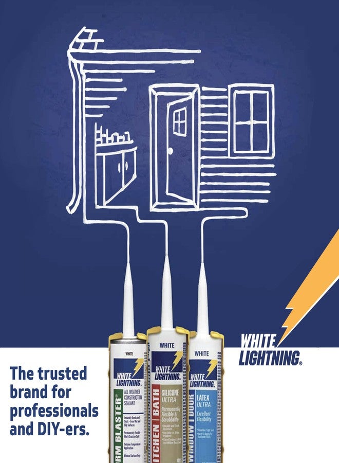 وايت لايتنينج معجون التعبئة الخفيف الوزن من وايت لايتنينج WL60520، خطوة واحدة، 1 كوارت - Image 5