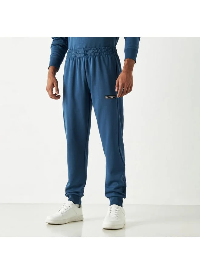 Kappa Kappa Logo Detail Joggers with Elasticised Waistband and Pockets