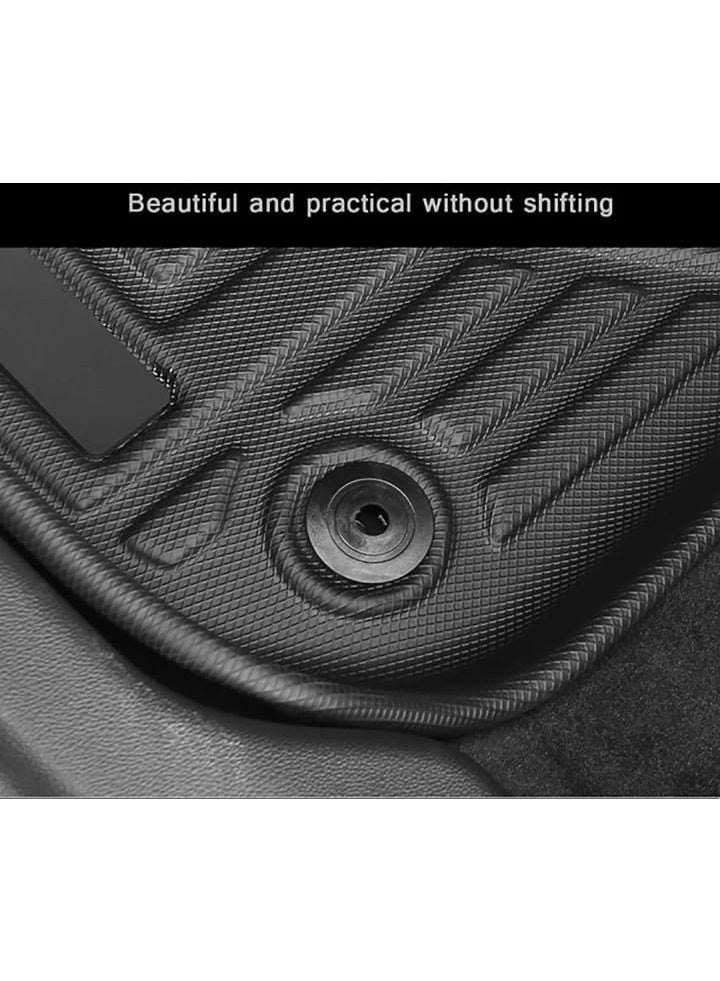 Premium TPE car floor mats - custom "laser" cut for complete protection, durable, water and odor resistant complete set for modern SUVs and crossovers - Image 5