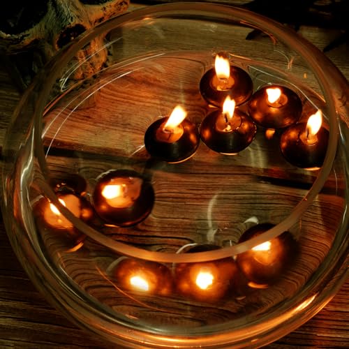 ishua 20 Pcs Floating Candles Centerpieces, 1.5 Inch Unscented Floating Candles Small Decoration for Valentine's Day, Thanksgiving, Wedding and Home Decor - Image 5