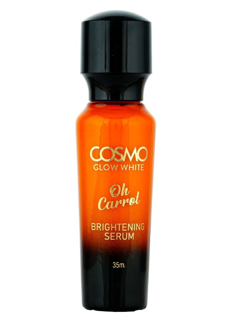 COSMO Cosmo Glow White Brightening Serum 35ml, Healthy Radiance, Carrot Oil & Kojic Acid, Nourishes & Revitalizes Dull Skin, For Unisex  - Image 1