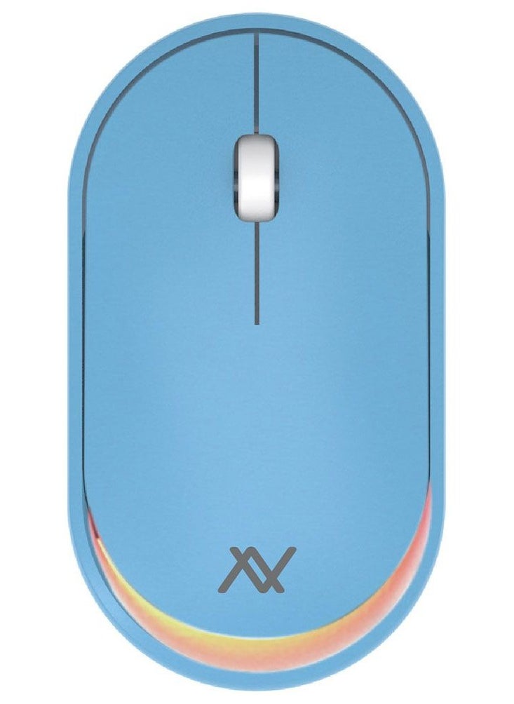 L'avvento - L'avvento (MO18L) Dual Mode Bluetooth - 2.4GHz Mouse with Re-Chargeable Battery - Blue - Image 1