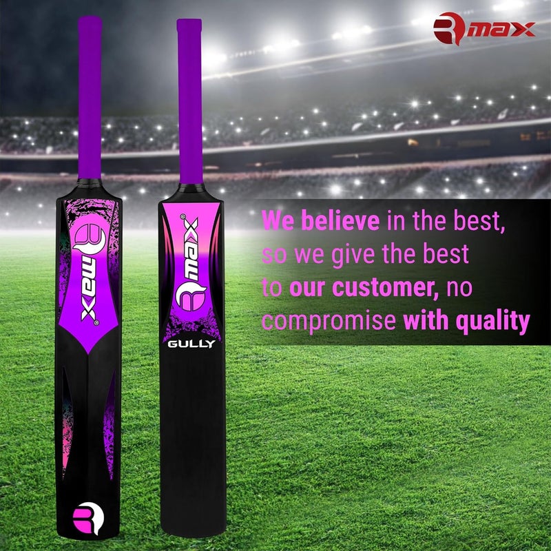 RMAX Gully Durable Lightweight Plastic Cricket Bat for All-Age Play – Perfect for Backyard Games, Beach Cricket, and Training Sessions (Pink) - Image 5