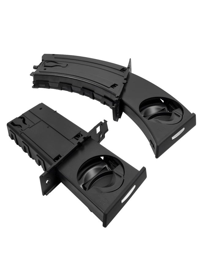 Dexonu Pair Retractable Cup Holder Compatible with BMW 3 Series E90 E91 E92 E93 323i 325i 325xi 328i 328xi 330i 330xi 335d 335i 335is 335xi M3 2006-2013 Replaces 51459173467 51459173473 Black - Image 1
