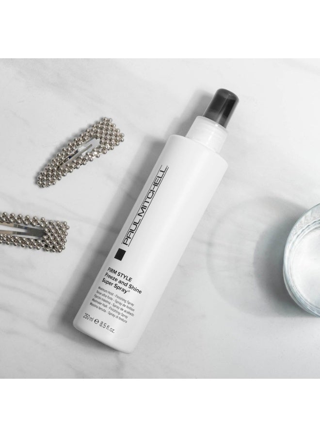Paul Mitchell Freeze and Shine Super Hairspray, Maximum Hold, Shiny Finish Hairspray, For Coarse Hair   16.9 Fl Oz (Pack of 1) - Image 4