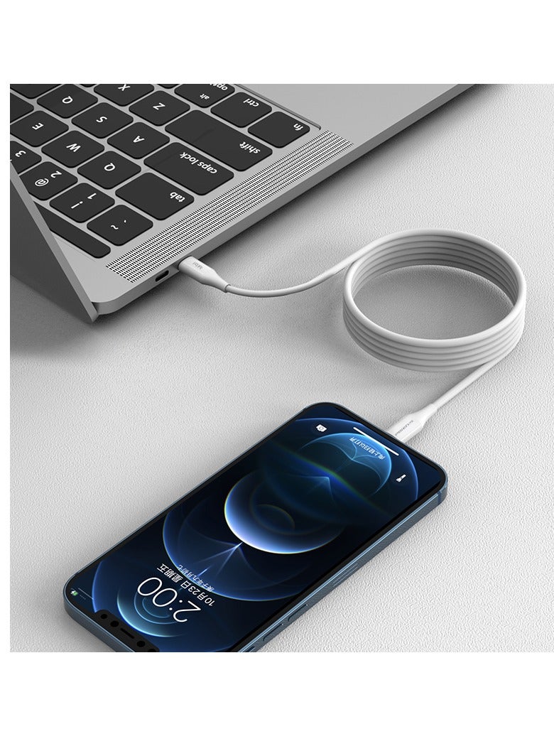 بايزن Pisen USB C to Lightning Cable (2M,2 Pack) iPhone Charging Cable MFi Certified iPhone Charger Cable Fast Charging Compatible with iPhone 14 13 12 11 Pro Max Mini XS XR X 8 7 Plus 6s - Image 4