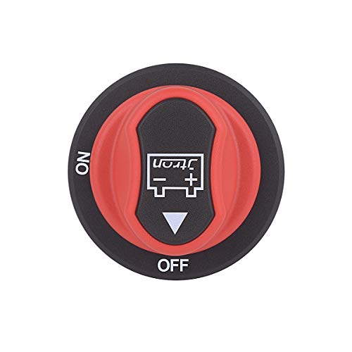 BAITHNA Black Brass Battery Isolator ON-Off 2P SPST Car Mini Battery Switch Kill Switches Car Race Rally Switches for Motorcycles Cars Boats (50A) - Image 4