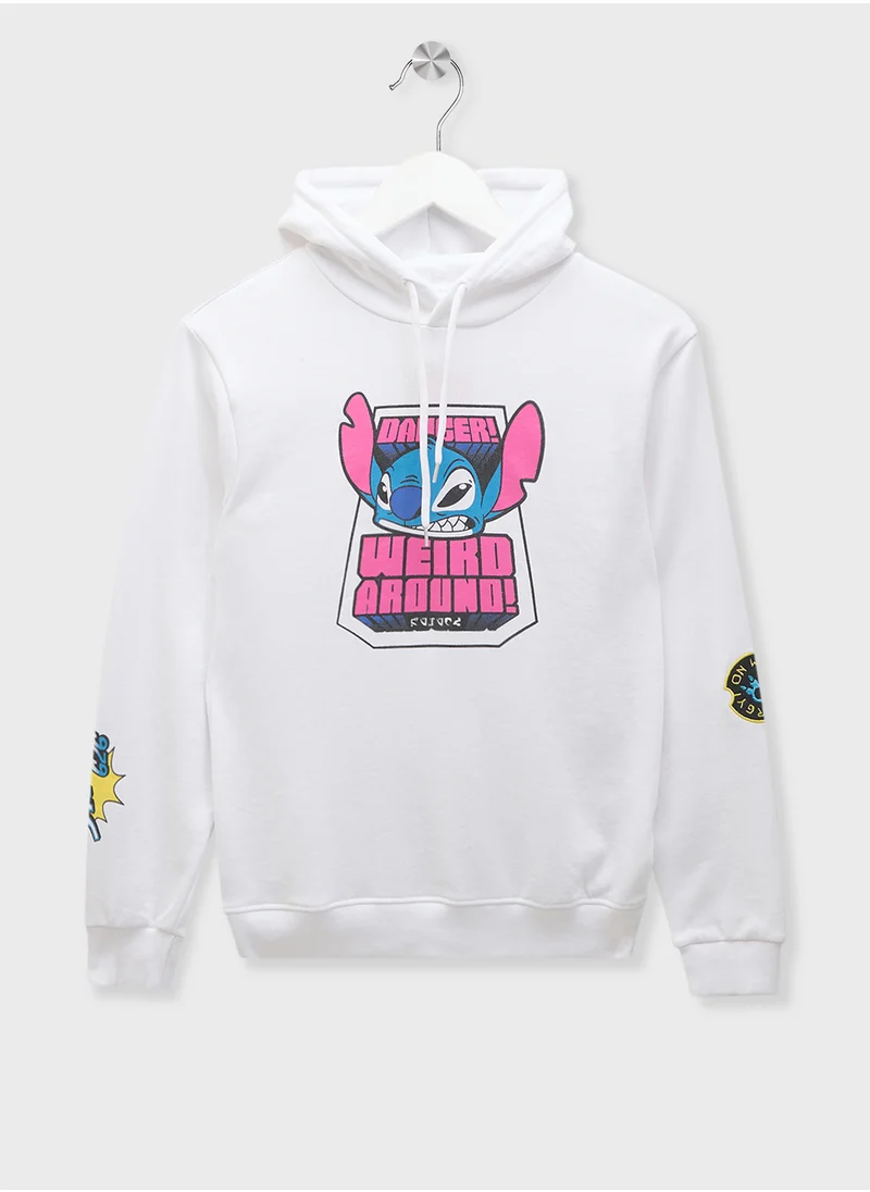 ديزني Stitch Graphic Hoodies