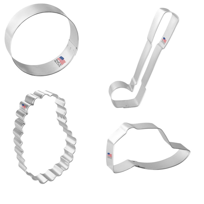 Foose Cookie Cutters Golf 4 Pc Set Made in USA