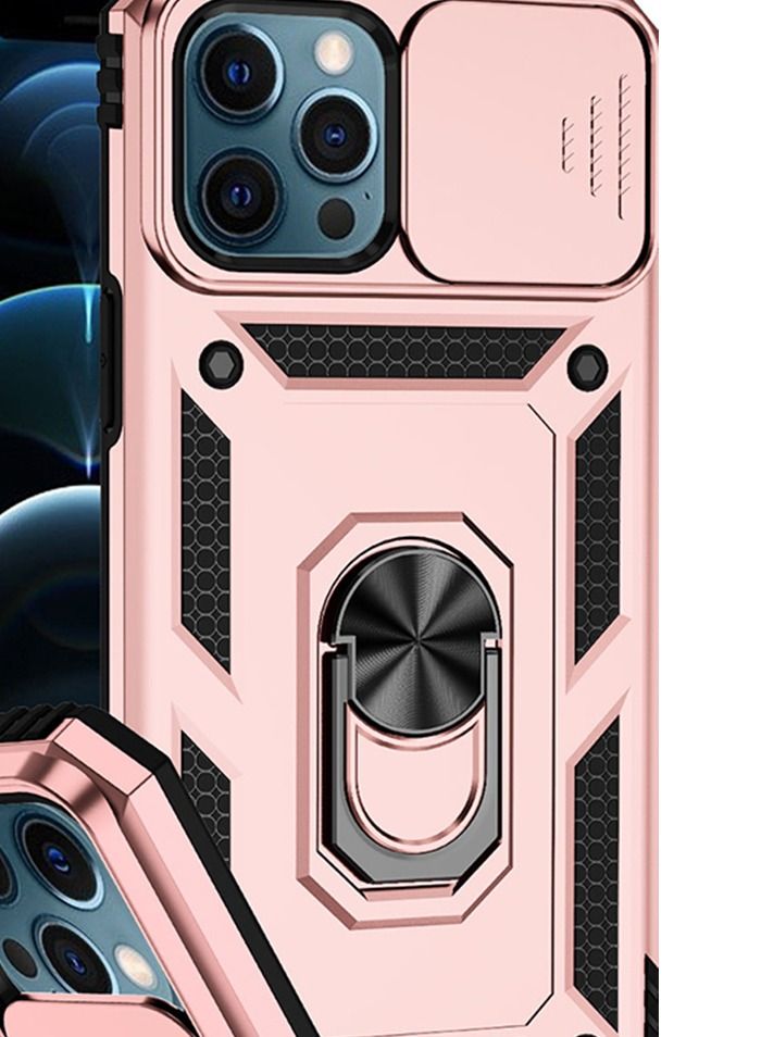 Loquat Suitable For IPhone Ring Holder Push Window Phone Case - Image 1