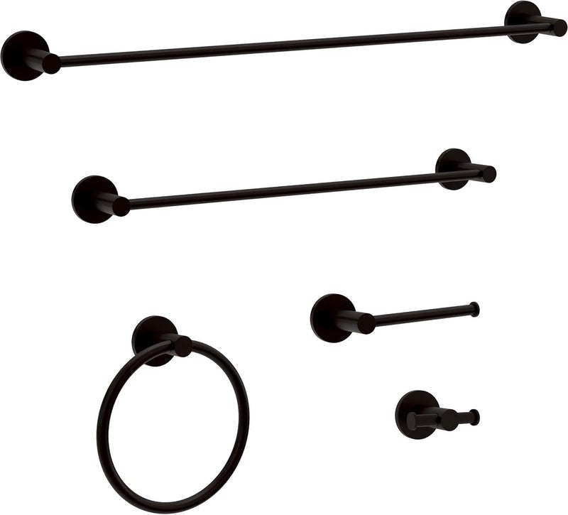 Peerless PA64724BL Precept 24 inch Towel Bar Matte Black - Image 4