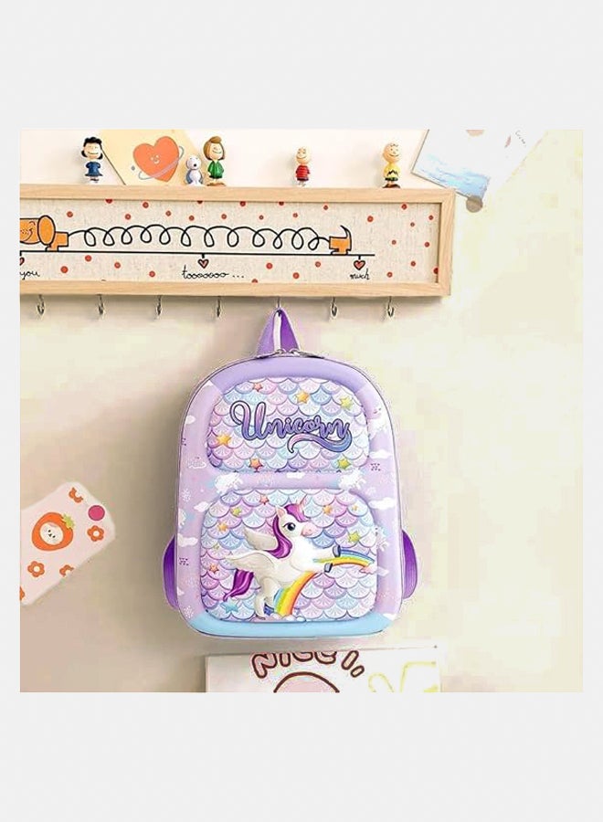 3D school backpack for boys and girls with a cute cartoon design - Image 2