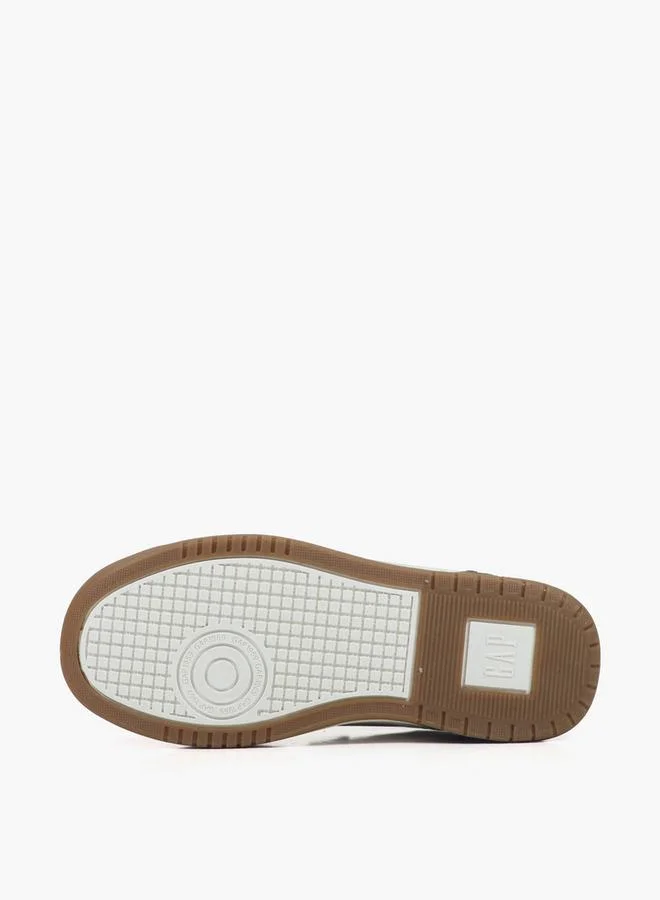Gap WHITE Boys Chicago Hook & Loop Ankle Sneakers for Men | Best Price UAE