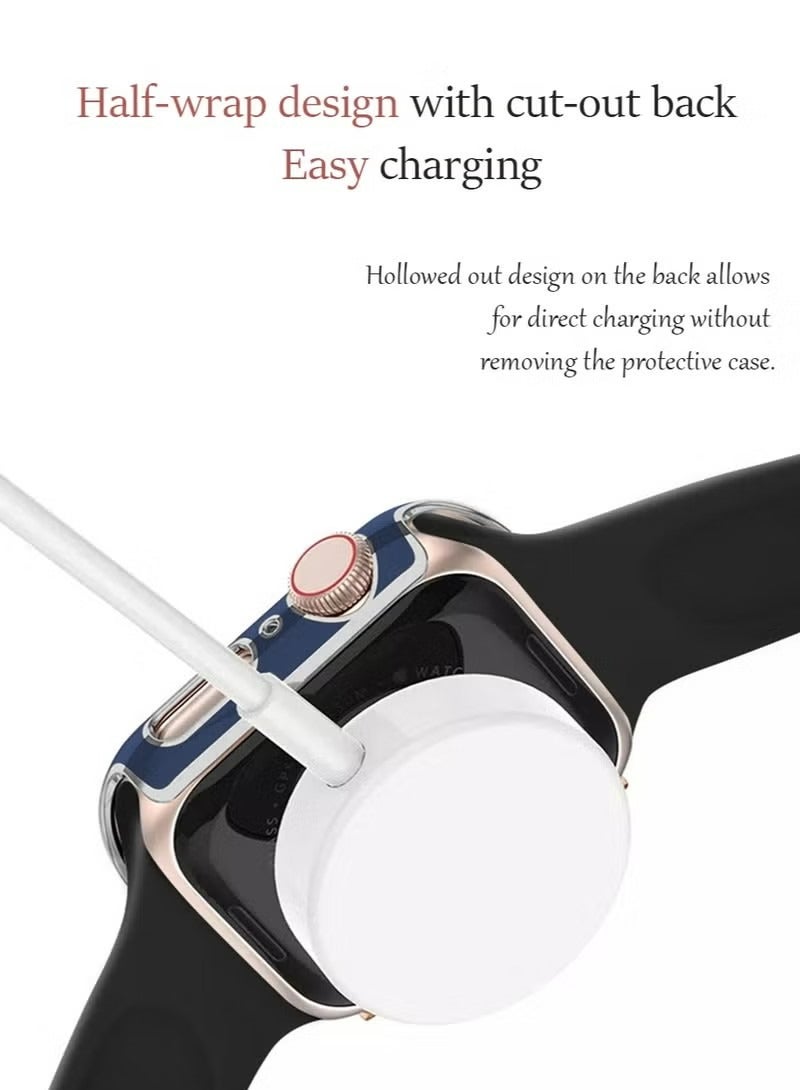 Apple Watch Series 9/8/7 45mm Case with Screen Protector, Overall Protective Cover, Built-in Tempered Glass Film High Sensitivity, Anti-Drop Anti-Scratch iWatch Accessories - Image 4