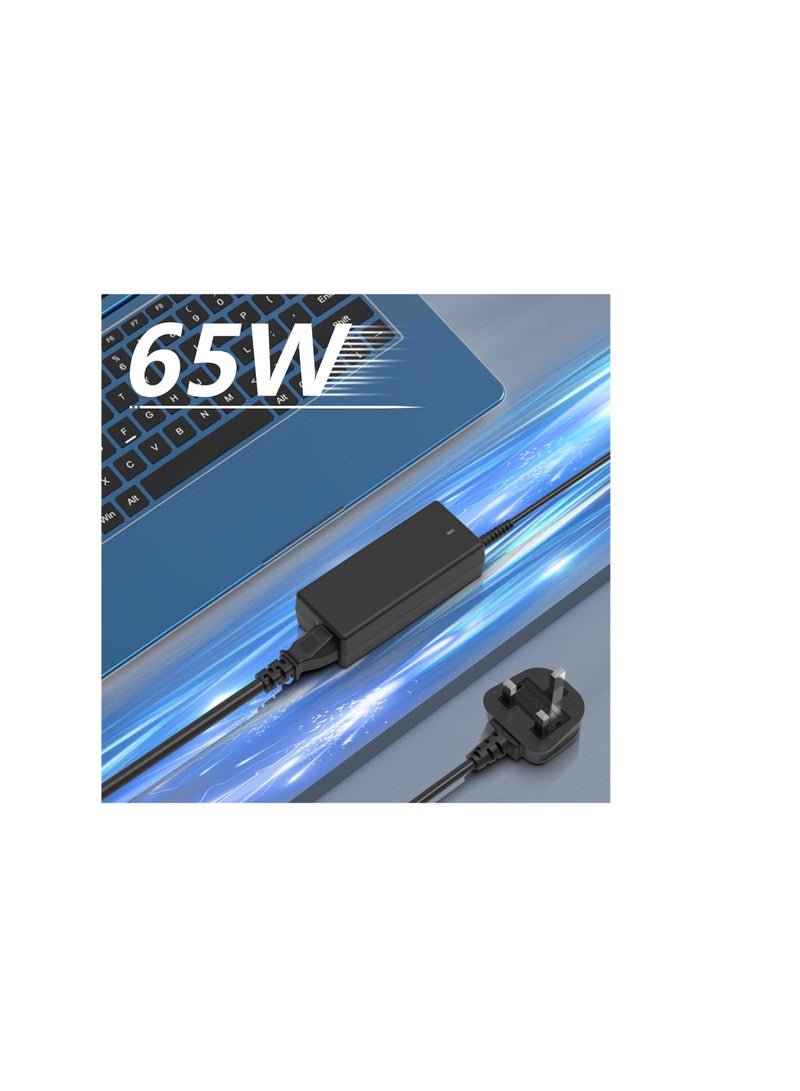 Terabyte محول شاحن لابتوب 65 واط 45 واط لجهاز ديل إنسبيرون 13 14 15 17 سلسلة 3000 5000 7000 لاتيتيود 3510 3410 3520 3420 فوسرو 5301 5390 19.5 فولت 3.34 أمبير مزود طاقة مع نصائح 4.5 * 3.0 مم و 7.4 * 5.0 مم - Image 3