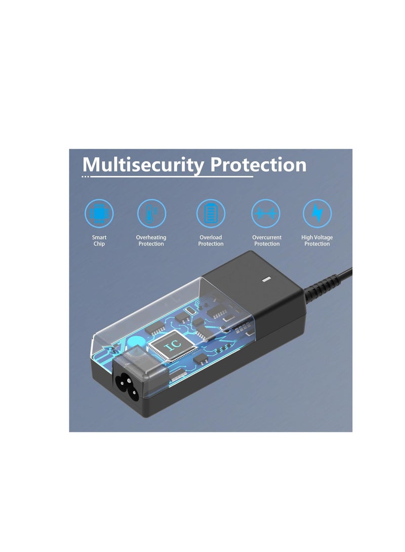 Terabyte محول شاحن لابتوب 65 واط 45 واط لجهاز ديل إنسبيرون 13 14 15 17 سلسلة 3000 5000 7000 لاتيتيود 3510 3410 3520 3420 فوسرو 5301 5390 19.5 فولت 3.34 أمبير مزود طاقة مع نصائح 4.5 * 3.0 مم و 7.4 * 5.0 مم - Image 4