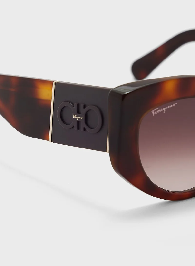 FERRAGAMO Butterfly Shape Sunglasses