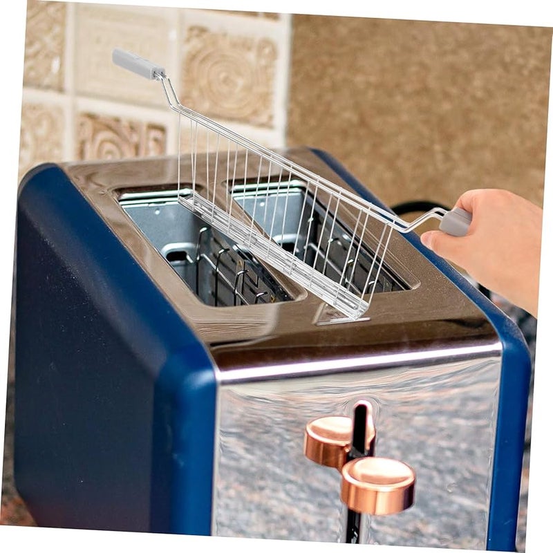 رفوف تسخين من الفولاذ المقاوم للصدأ الرمادي لآلات صنع الخبز محمصة الخبز 44 × 16 × 2 سم تسخين آمن - Image 4