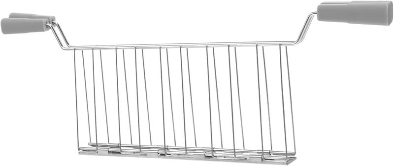 رفوف تسخين من الفولاذ المقاوم للصدأ الرمادي لآلات صنع الخبز محمصة الخبز 44 × 16 × 2 سم تسخين آمن - Image 1