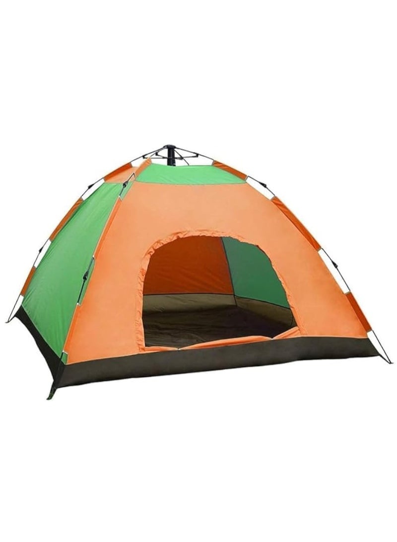 Portable Outdoor Tent Fully Automatic Popup Tent Single Layer Waterproof Fiberglass Pole for Beach,Outdoor,Travel,Hiking,Camping (COLOR MAY VARY)
